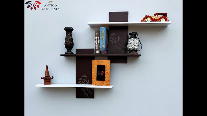 ANTICO WOODENIA™ Extra Large Wooden Trois Echelon Wall Shelf assembly instructions