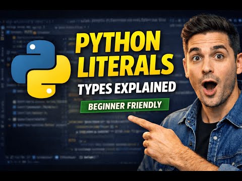 Python Literals Explained for Beginners | Types of Literals in Python with Examples #4