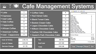 C# Object Oriented Approach Cafe Management Systems  -Tutorial 3