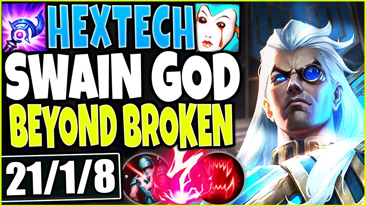 HEXTECH SWAIN GOD *INSANE DMG* BEYOND BROKEN SEASON 10 SWAIN BUILD