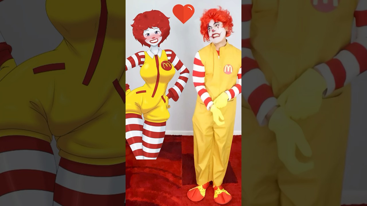 DE QUIENE ESTA ENAMORADO McDonald ? 🍔 #cosplay