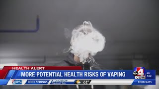 Vaping may lead to emphysema, just like smoking