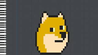 What Doge Dog Meme Sounds Like - MIDI ART screenshot 2