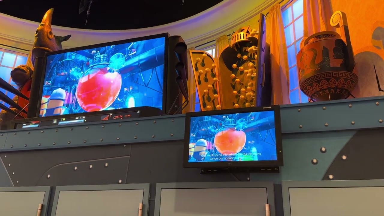 Despicable Me: Minion Mayhem First Preshow in Universal Studios Hollywood