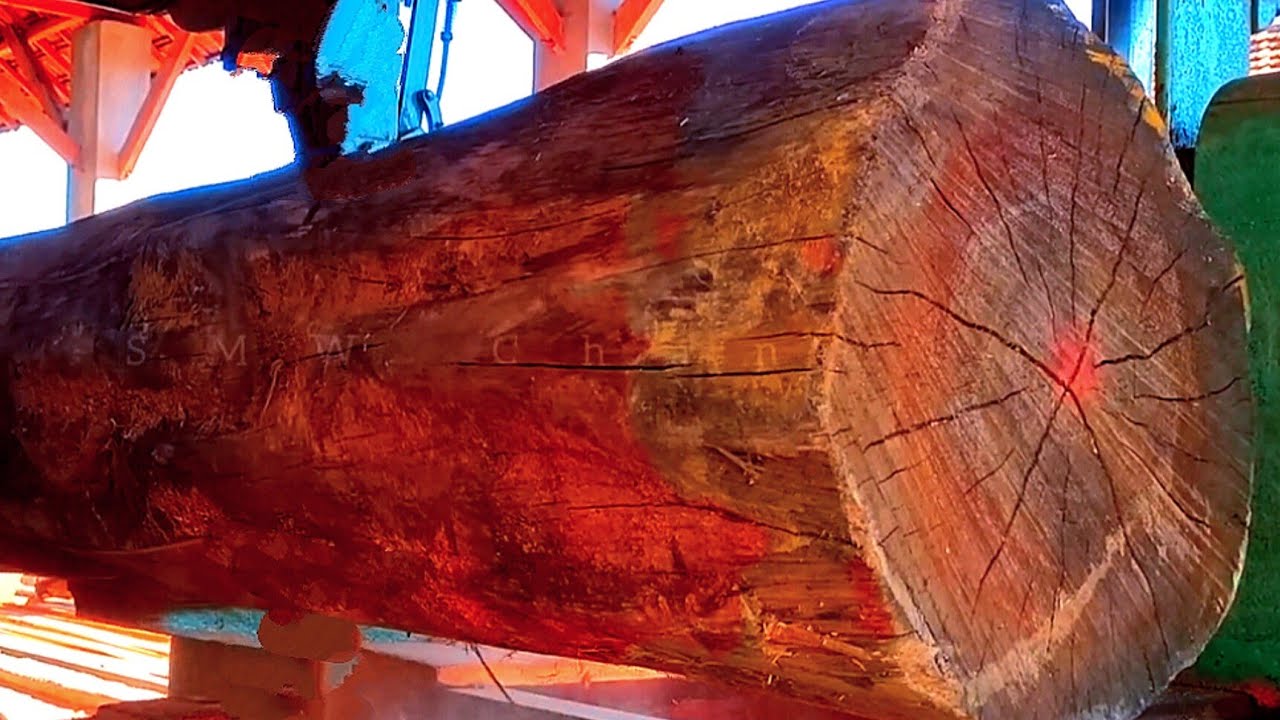 Extreme Wood Cutting Sawmill Machines || home Made sawmill - YouTube