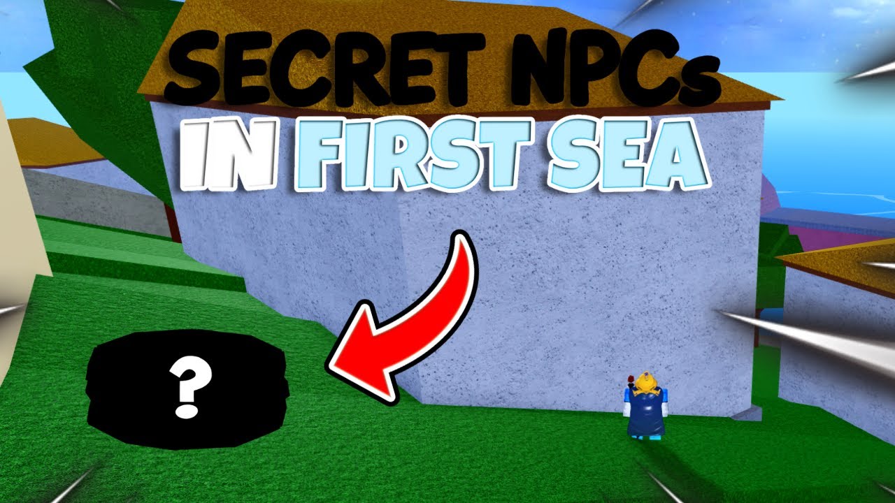 5 Secret Places In First Sea #bloxfruits #roblox