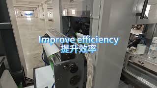 Fully automatic die cutting slitting and rewinding machine