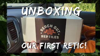 Unboxing Our First Retic - From Reach Out Reptiles!