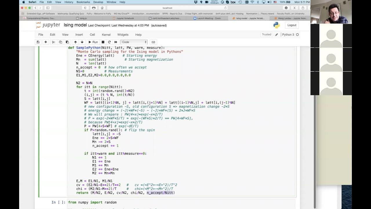 Computational Physics in Python, Rutgers University, 2021, lecture 22 ...