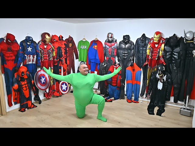 Kids Costume Runways Show Superheroes Marvel Hulk Disney Dress Up Fun Video  Compilation TBTFUNTV 