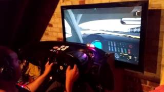 Testing my new T300 and SymProjects Pro-Race 2 display.