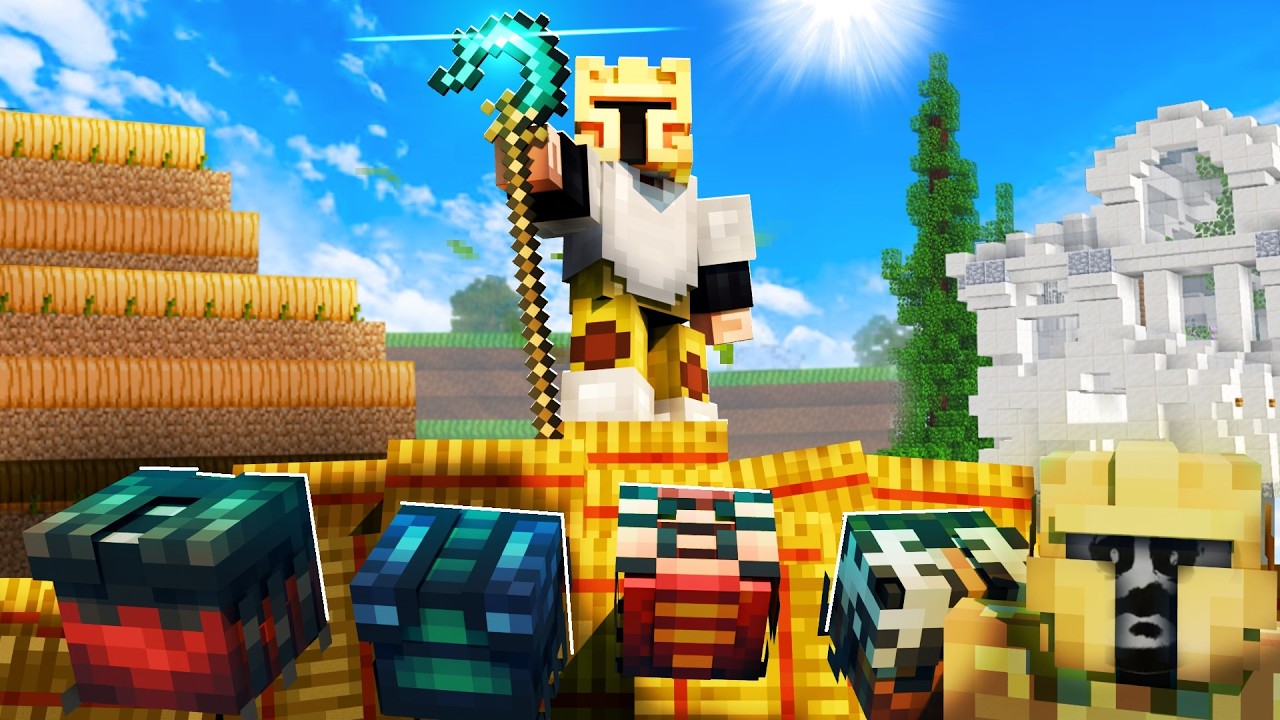 How I Maxed Farming in 100 Hours... | Skyblock Skill Locked [#9]