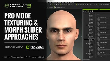 Headshot Plug-in Tutorial - Pro Mode Texturing & Morph Slider Approaches - by 3Dtest