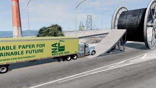 Spool, The is jumping on ramp over spool, what happening to the car Watch the video, beamng crash