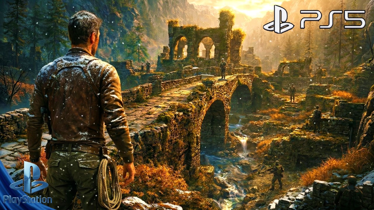 Uncharted 4 Remastered - Bridge: Stealth Kills | Crushing Difficulty | 4K Gameplay PS5