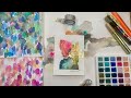 Watercolour painting swatching and art inspiration