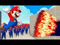 100x MARIO + 1x GIANT vs 1x EVERY GOD   Totally Accurate Battle Simulator TABS