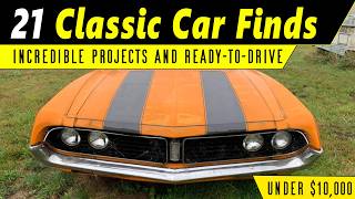 Amazing Vintage Car Finds: 21 Classics for Less Than $10,000!