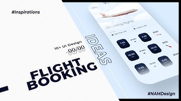 Best 10 Examples uiux Design for Mobile App | Flight Booking