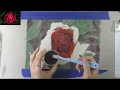 PanPastel Painting Tutorial by Sheldene - Red Rose Pt2