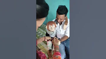 Romeo ka Rakshabandhan 🥰 #comedianrajsoni #rakshabandhan #ventriloquist