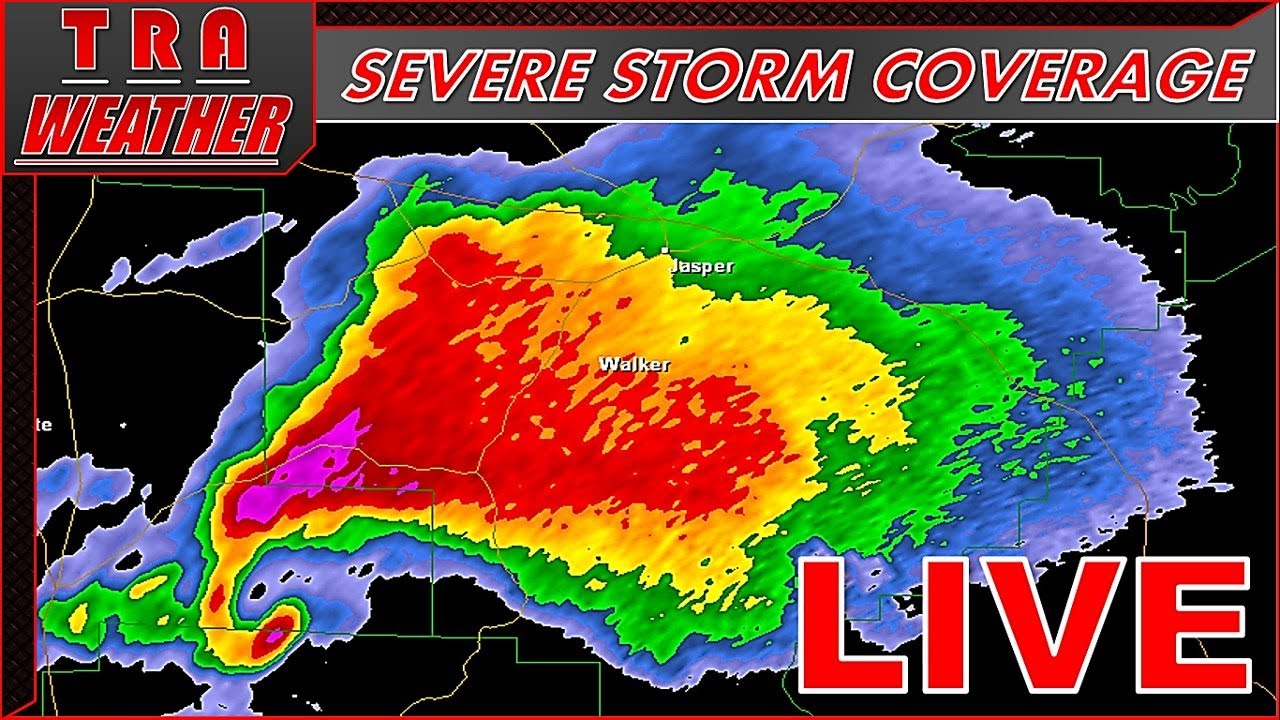 LIVE - Severe Storms Threaten To Bring Large Hail, Damaging Winds, And ...