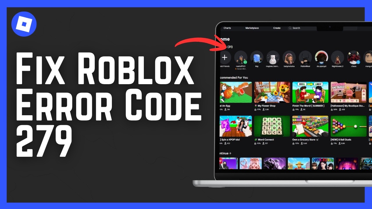 How to Fix Roblox Error Code 279 (Updated) - YouTube