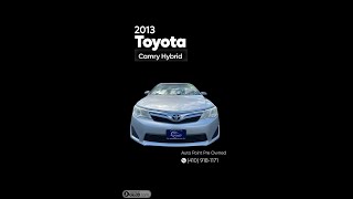 Toyota Camry Hybrid 2013 car review