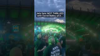 Jets Fans are NOT HAPPY about their #2 Pick... 💀 #nfldraft