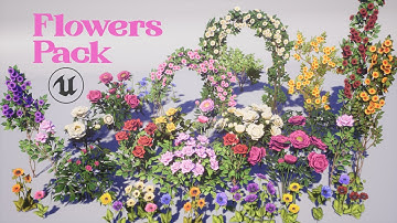 Stylized Flowers Pack - Unreal Engine