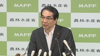ワクチン接種を表明 豚コレラ対策で農相