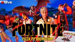 🔴LIVE - Fortnite: 🍕PIZZA PARTY PIT🍕 - Epic Wins With My Friends 🎮