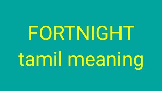 Fortnight Tamil Meaning Sasikumar Youtube