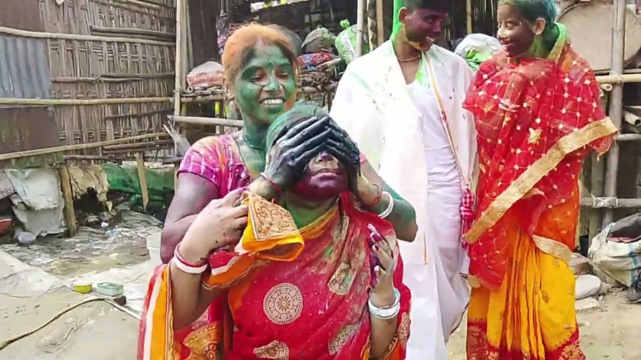 Gao Ke Holi Putai new/Bhabhi Ke Sath Aisa Holi Manate Hai Dekhlo/Jija Aur Sali Ke Putai 