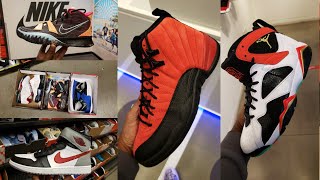 AIR JORDN 12 'REVERSE BRED' + MEMBER PICKUPS | NIKE OUTLET EAST LA /JUMPMAN LA