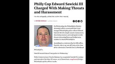Racist Cop Named "Officer of the Year" -- Edward S...