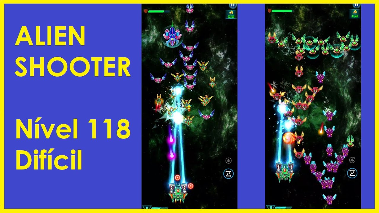 ALIEN SHOOTER | Nível 118 Difícil - Campanha