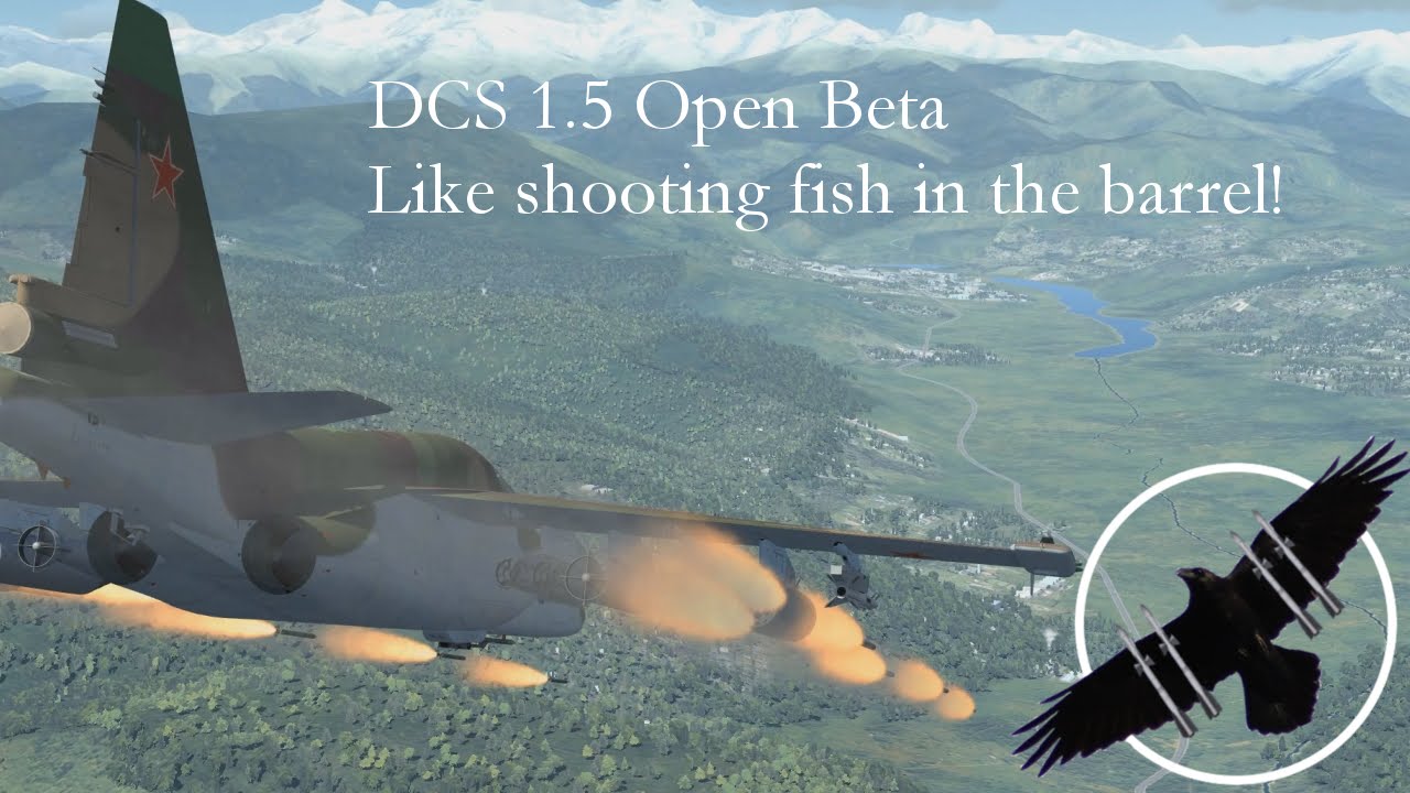 Like shooting fish in the barrel (DCS World 1.5 Openbeta) YouTube