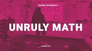 UNRULY MATH Reduce Screen Time Boost Math Skills with Active Play