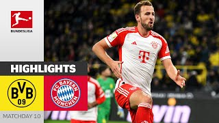 3x⚽ Harry Kane! | Borussia Dortmund - FC Bayern München 0-4 | Highlights | MD 10 - Bundesliga 23/24