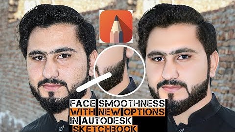 🤔 How To Smooth Face On Autodesk  Sketchbook Secret Trick | 🤗 Remove Pimples On Autodesk  sketchbook