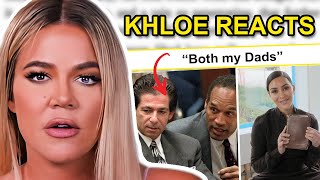 KHLOÉ KARDASHIAN FINALLY ADDRESSES HER DAD RUMORS