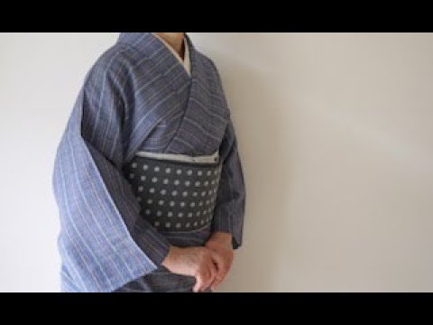 着物＞ 広衿の端の始末の仕方 - YouTube