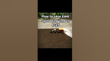 Time saving trick for Spreading lime in Farming Simulator 25 on large fields. #farmingsimulator25