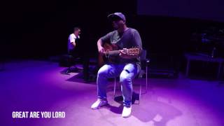 Video thumbnail of "Great Are You Lord & Good, Good Father (Acoustic Worship Medley)"