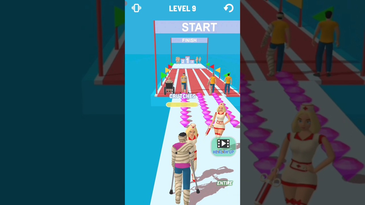 Satisfying Mobile Games 2023 - Health Run All Levels Gameplay Walkthrough Android, ios 