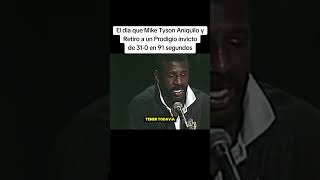 El día que Mike Tyson retiró a un INVICTO