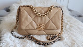 Chanel 19 Flap Bag Review - 26 Light Beige 