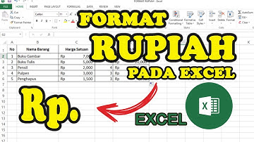 Cara Memberi Format Rupiah di Tabel Excel || Tutorial