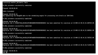 MongoDB 2.6 Migration to Oracle19c in Less Than 9 Minutes